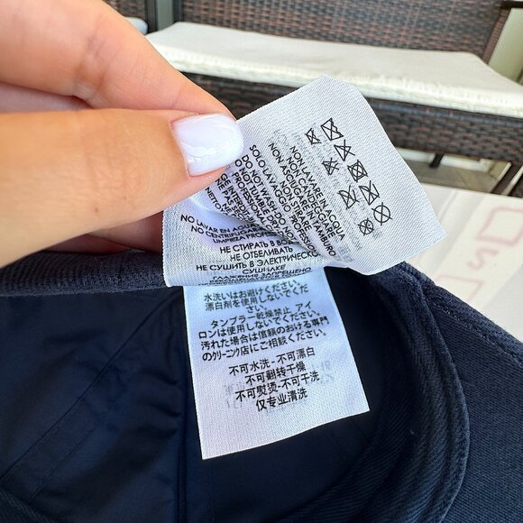 Balenciaga Hats & Pull Cotton Navy Blue Men Size L (58 cm) - Picture 10 of 12